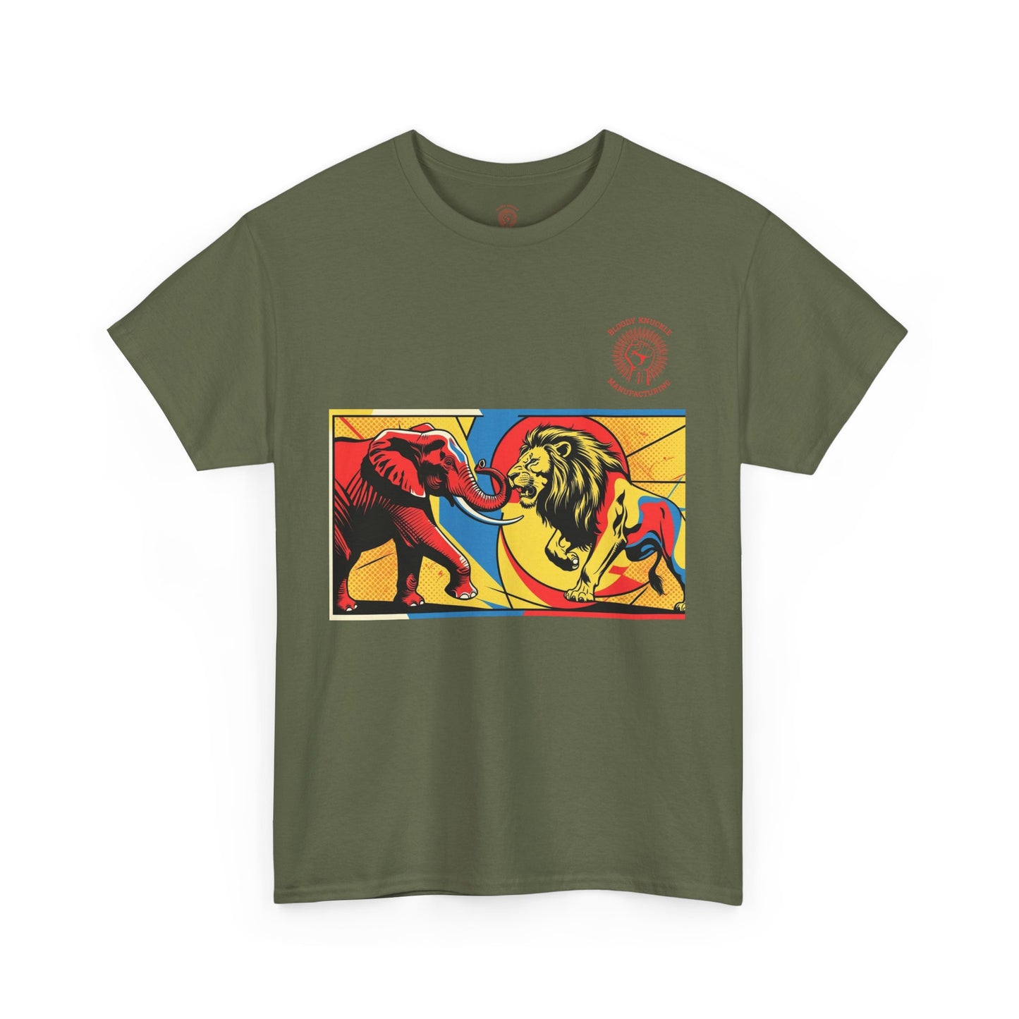 “Elephant & Lion” Unisex T-Shirt