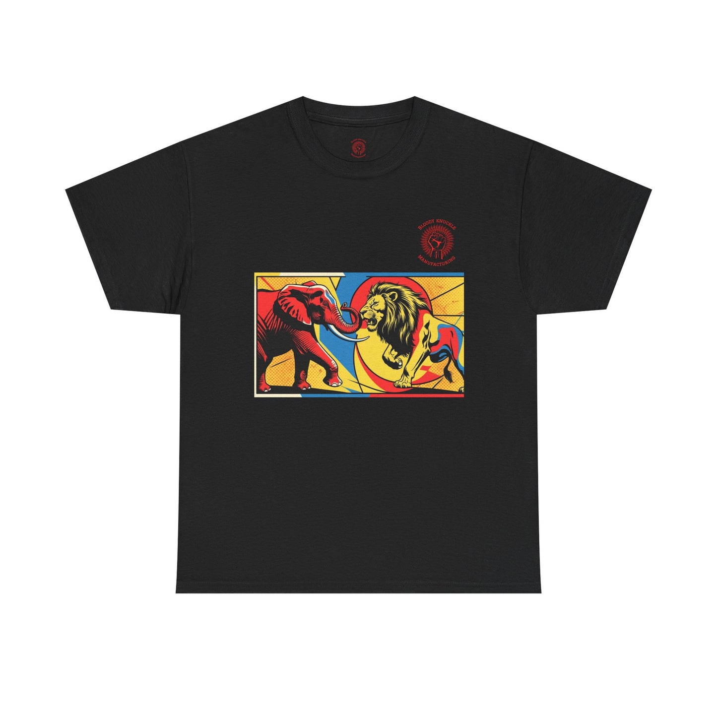 “Elephant & Lion” Unisex T-Shirt