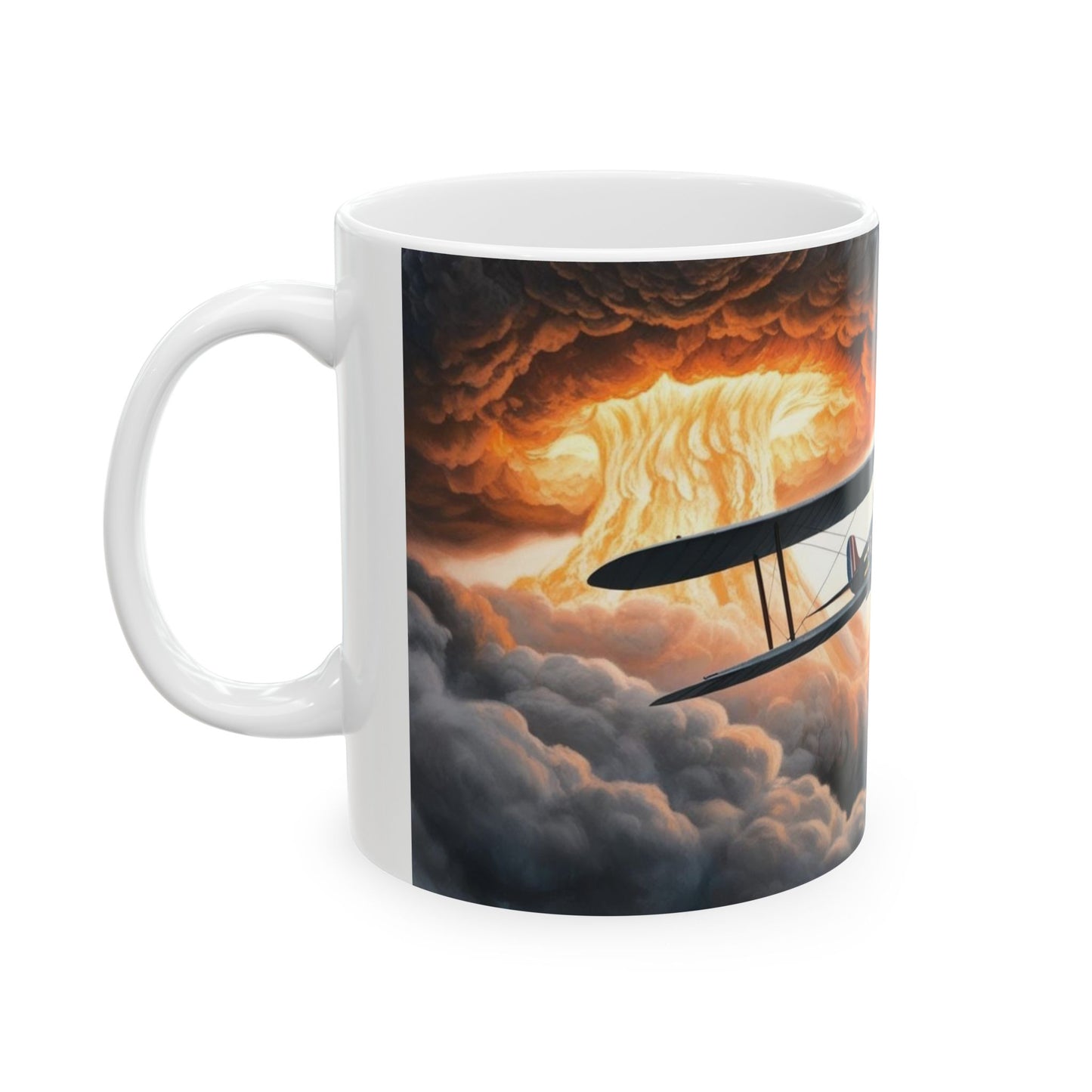 “Nuclear Biplane” Coffee Mug