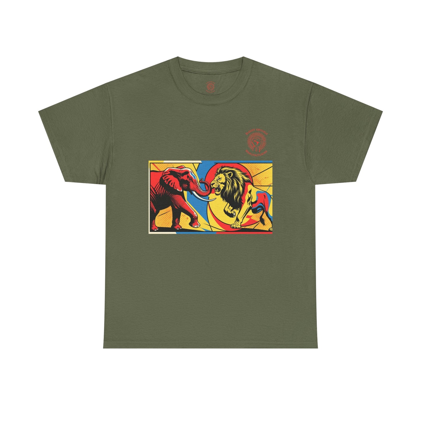 “Elephant & Lion” Unisex T-Shirt