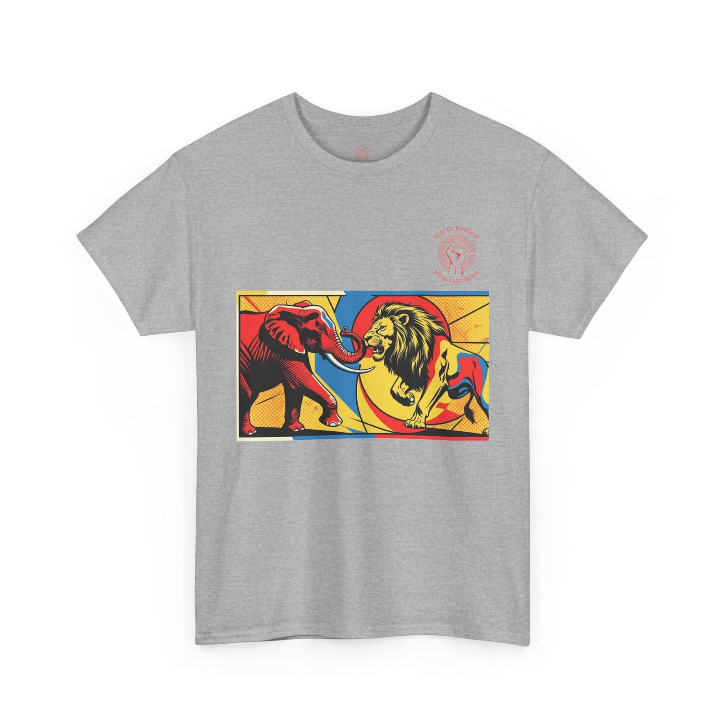 “Elephant & Lion” Unisex T-Shirt