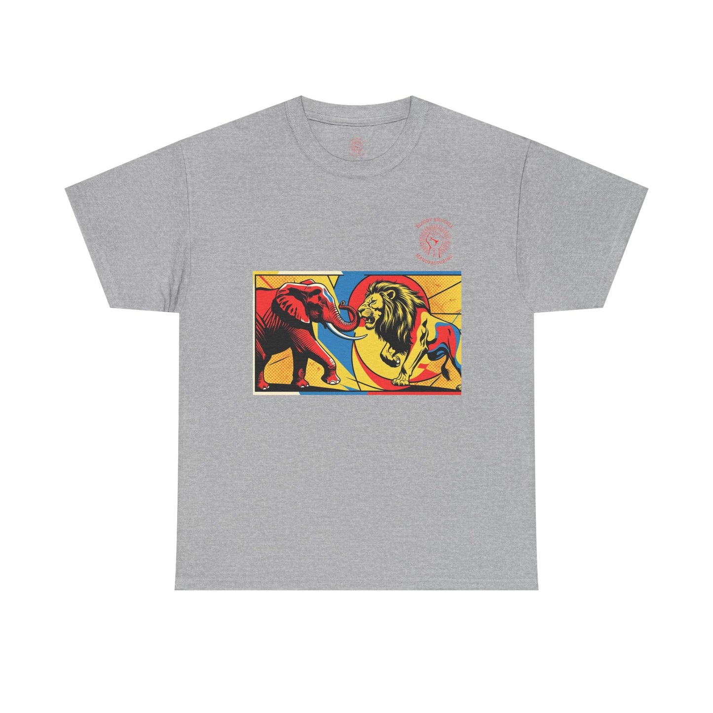 “Elephant & Lion” Unisex T-Shirt