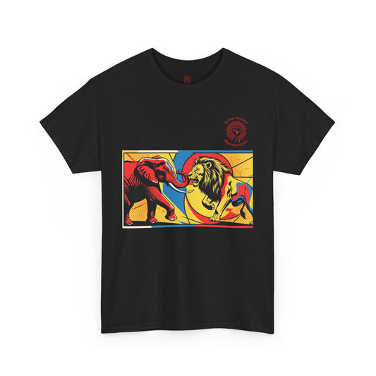 “Elephant & Lion” Unisex T-Shirt