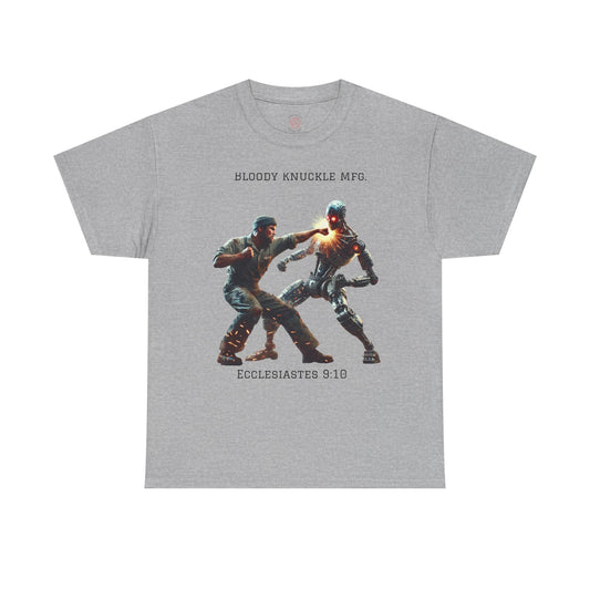 "Worker-Robot Fight" Unisex T-Shirt